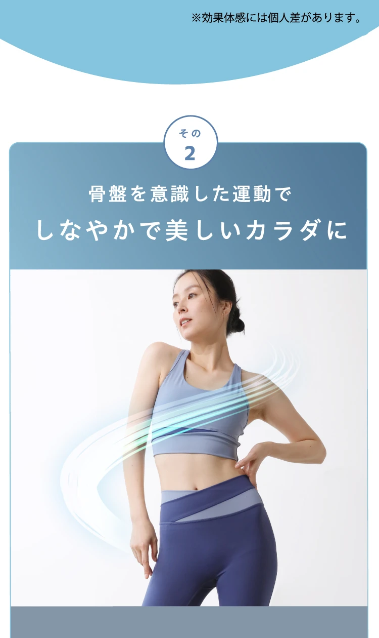 その２　骨盤を意識した運動でしなやかで美しいカラダに