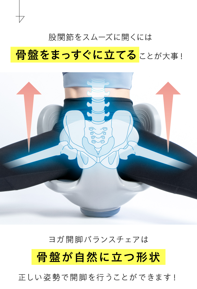 公式】ヨガバランス開脚チェア Circle balance(サークルバランス