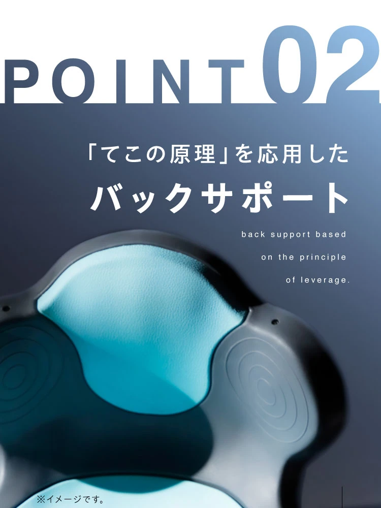 POINT02 バックサポート