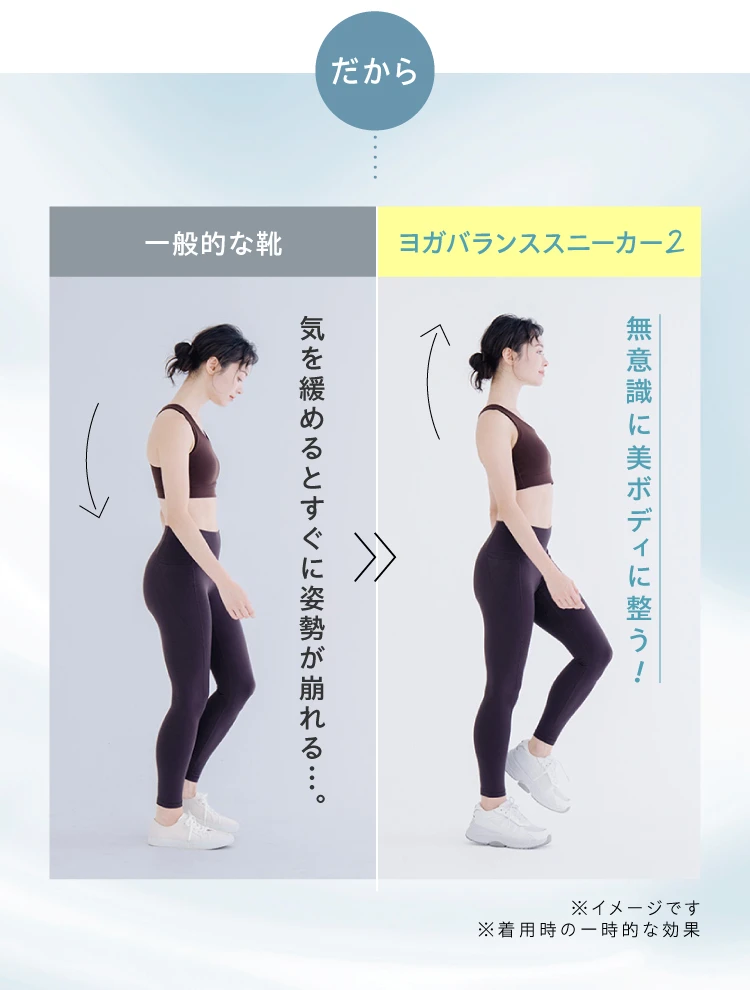 姿勢の比較