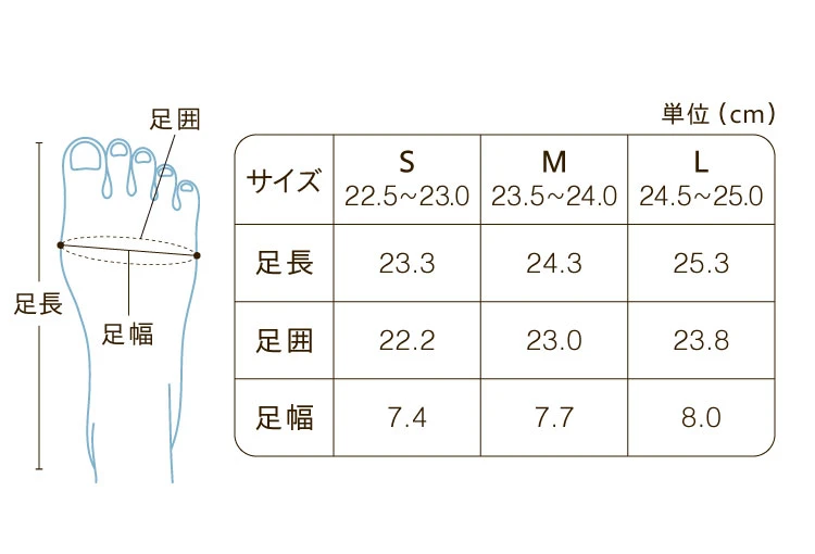 サイズ表