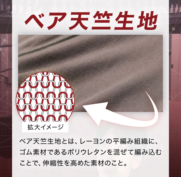 ベア天竺生地