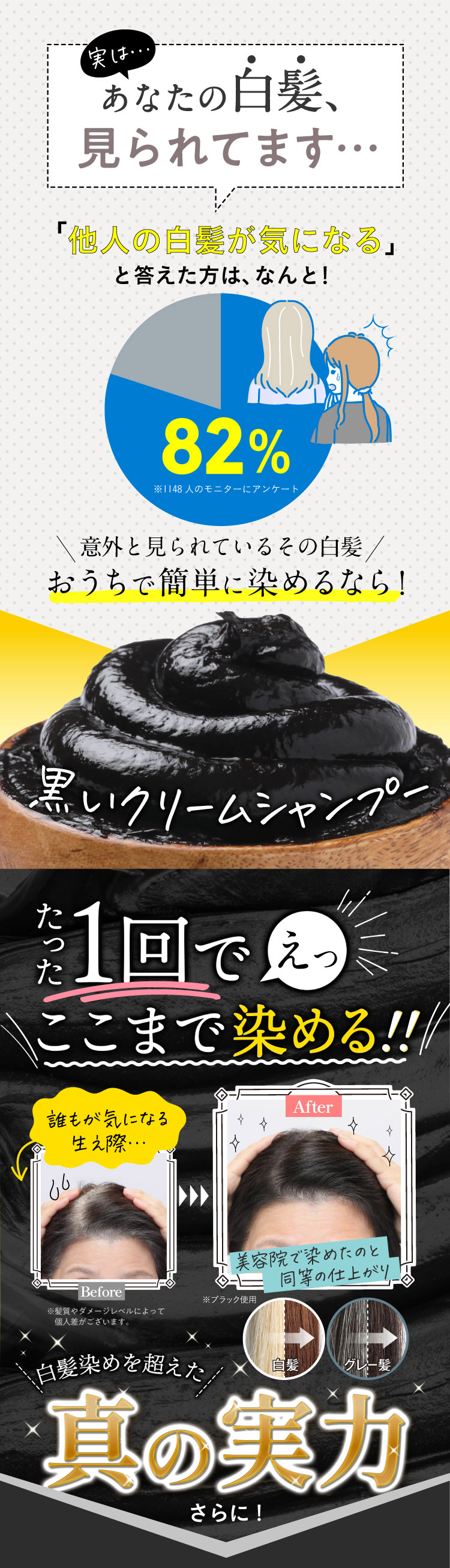 あなたの白髪、見られてます…