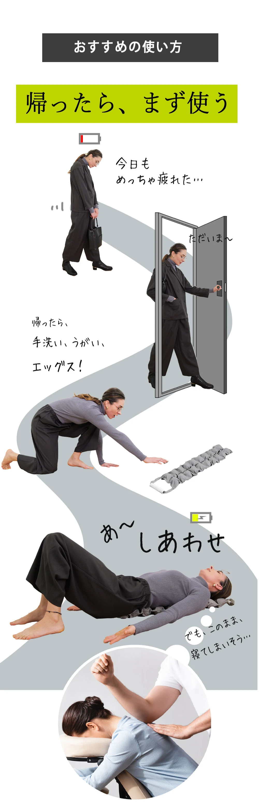 帰ったら、まず使う