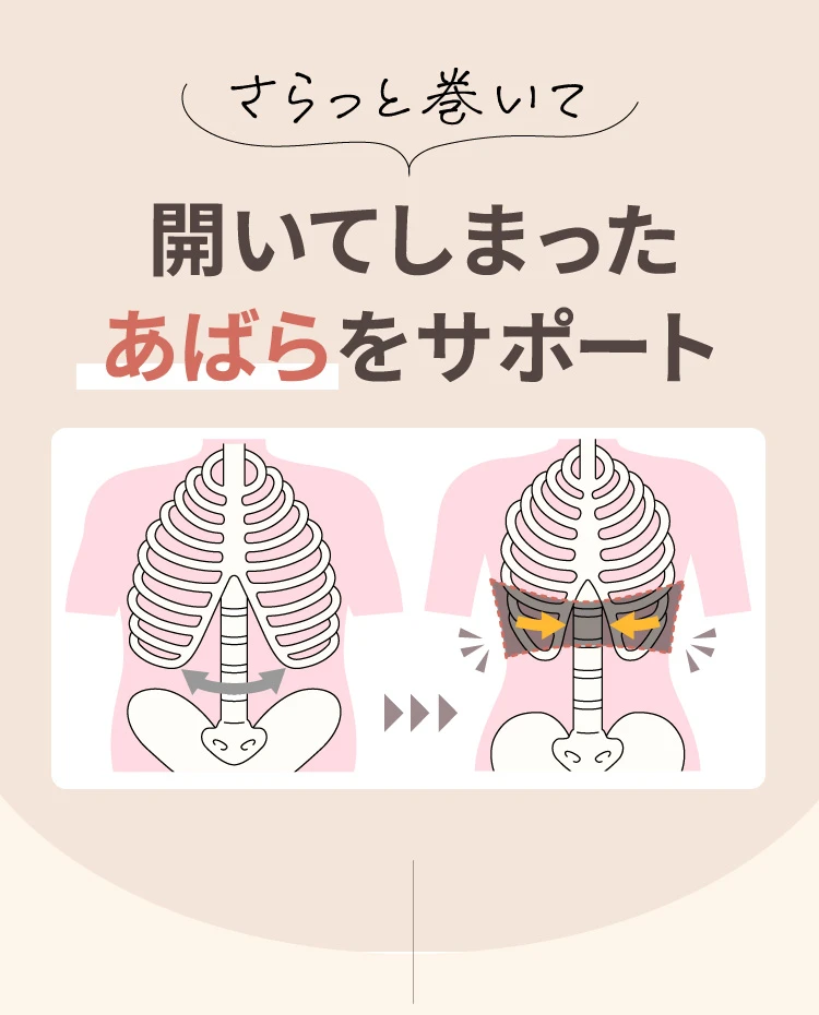 公式】あばラップスキンガードル BEAXIS(ビーアクシス)｜amepla