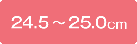 24.5〜25.0cm