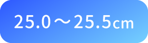 25.0〜25.5cm