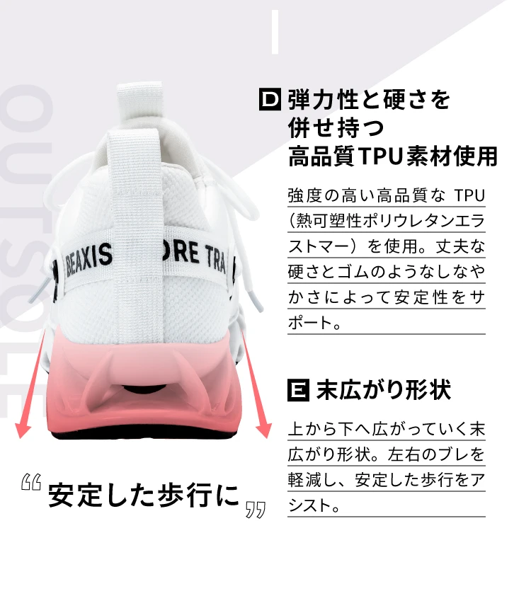 バランスコアスニーカー2.5 BEAXIS(ビーアクシス)｜一部予約商品 | amepla
