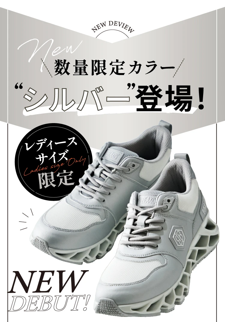 数量限定カラーシルバー登場！