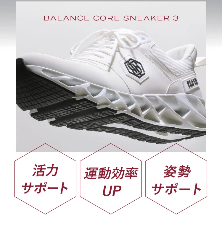 活力サポート運動効率UP姿勢サポート