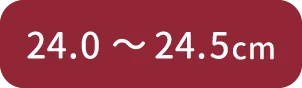 24.0cm～24.5cm