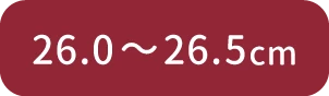 26.0cm～26.5cm