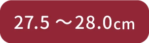 27.5cm～28.0cm