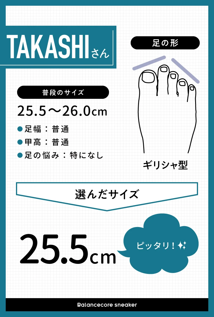 25.5cm~26.0cm