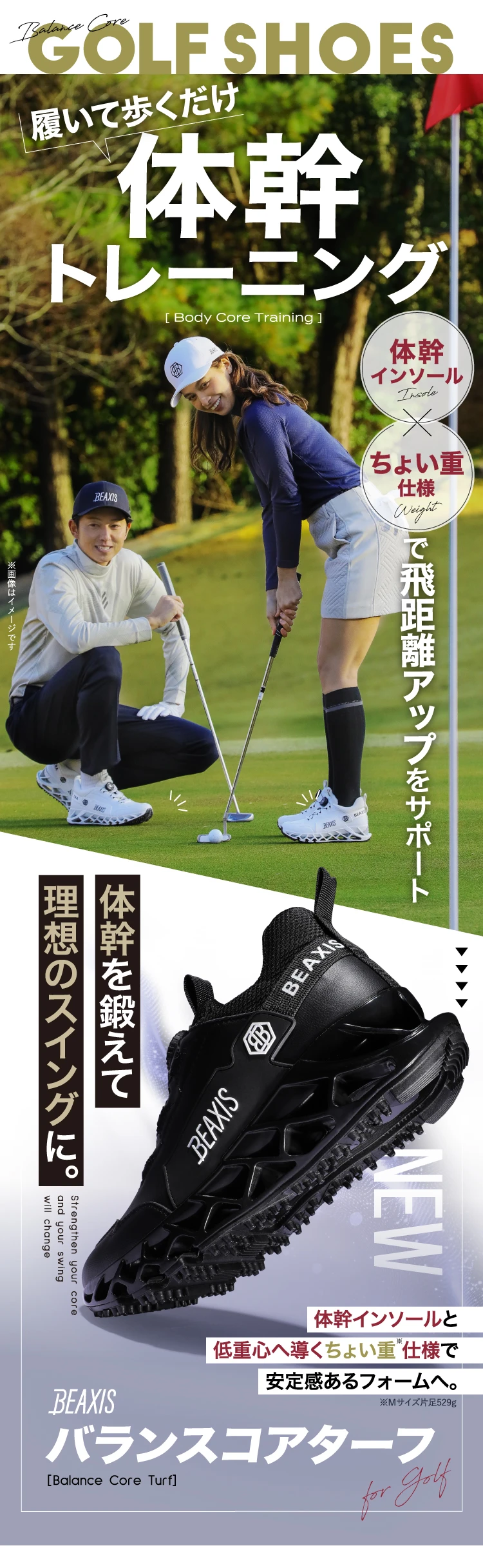 バランスコアターフ BEAXIS(ビーアクシス) ｜一部予約商品 | amepla