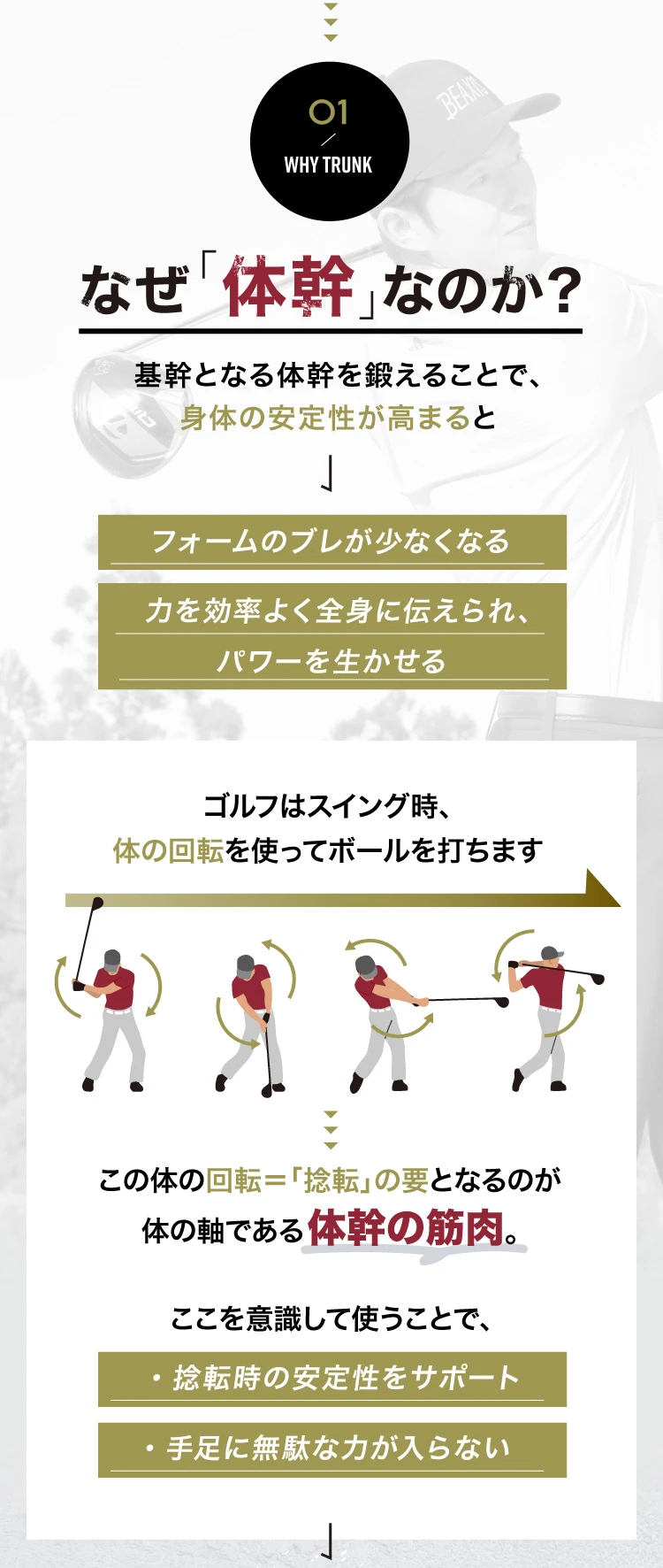 なぜ体幹なのか