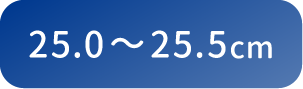 25.0〜25.5cm