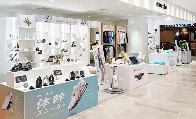 beaxis POP UP in S-PAL仙台 の店内