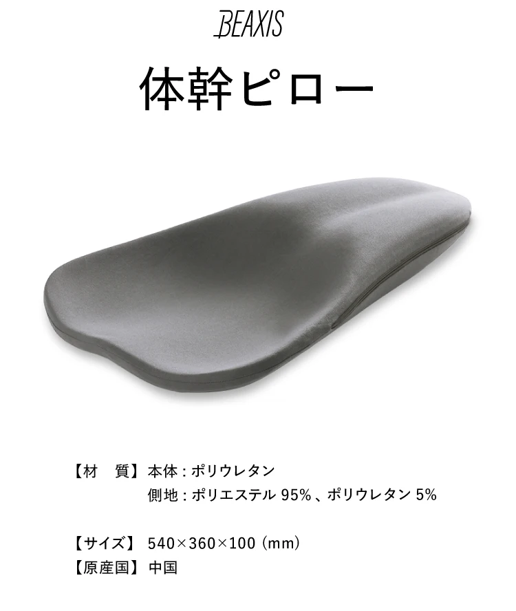 BEAXIS 体幹ピロー 商品名 商品詳細