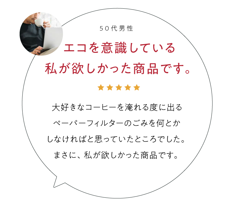 エコを意識している私が欲しかった商品です