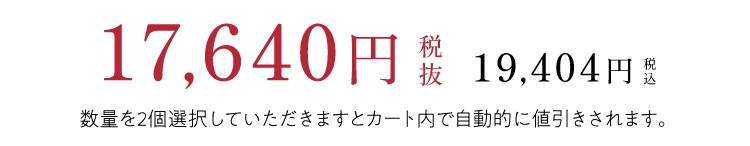 3~4杯同時に作りたい方にお得な2個セット 価格