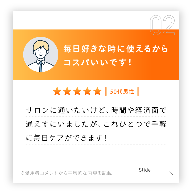 毎日好きな時に使えるからコスパいいです