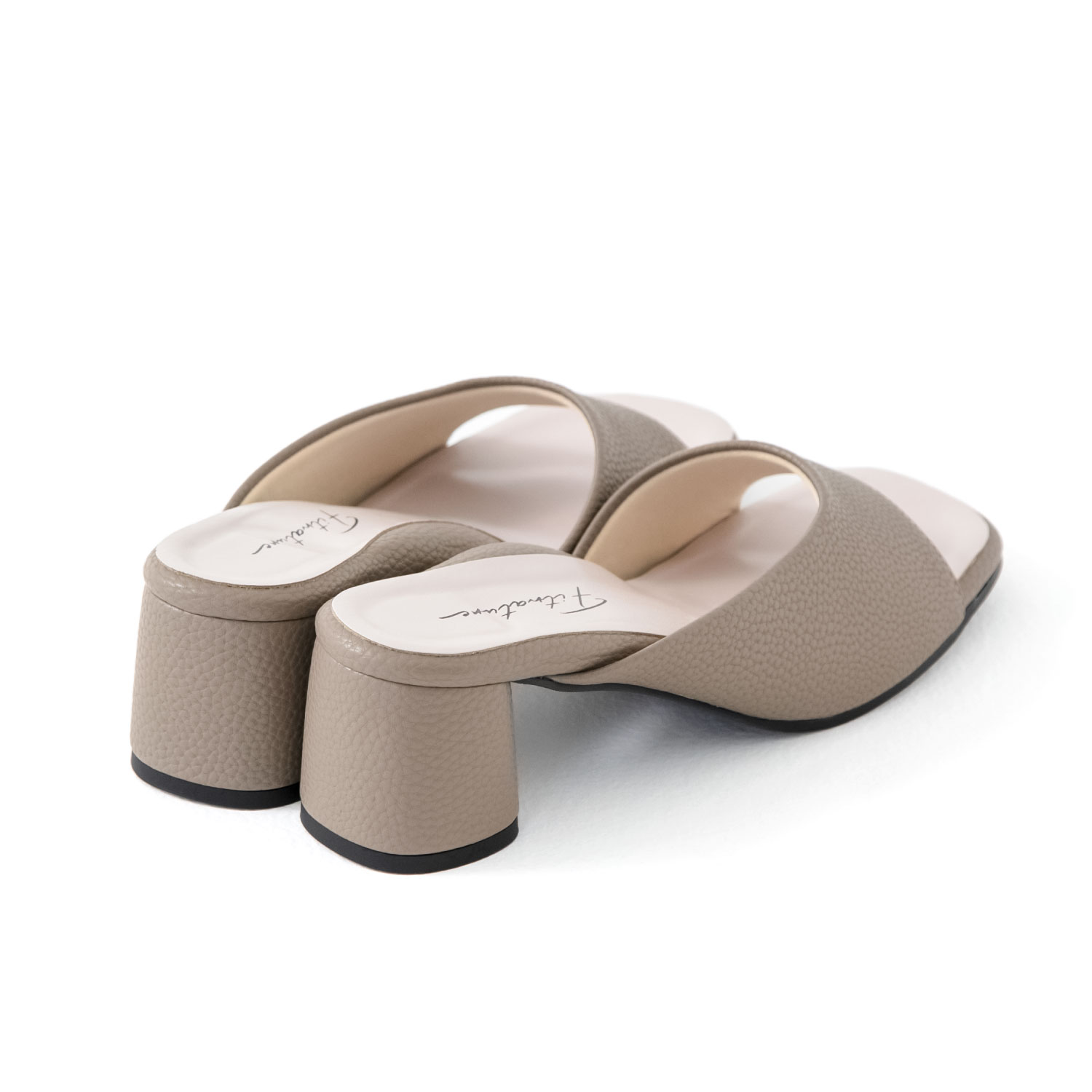 Foot Care Mule　Etoupe 斜め背面