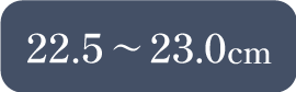 22.5～23.0cm