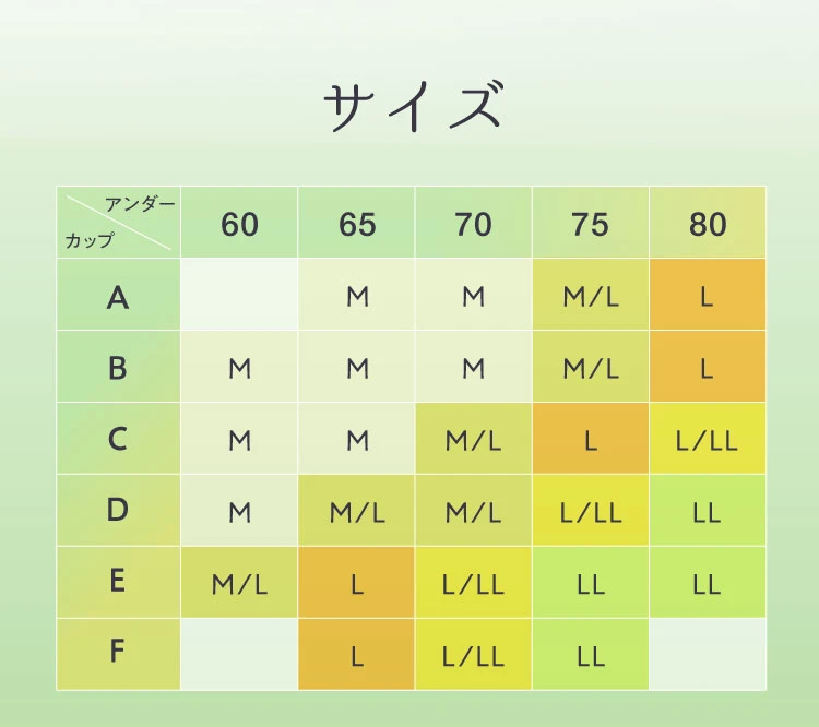サイズ表