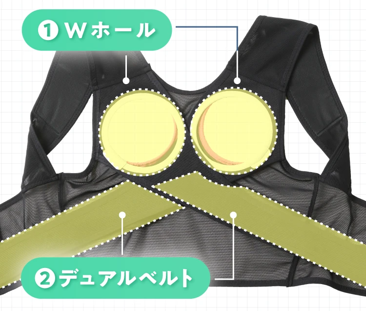 1. Wホール 2. デュアルベルト