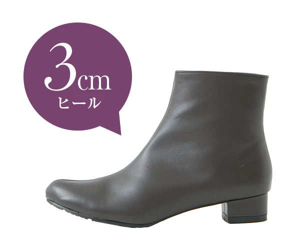3cmヒール(ブラウン)