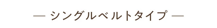 シングルベルトタイプ