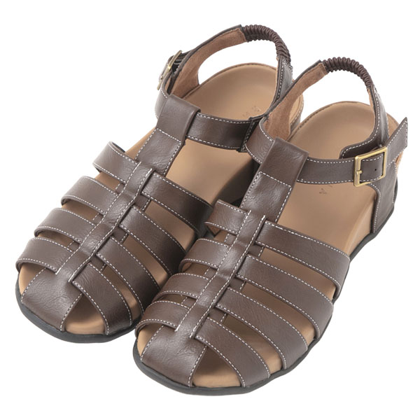 整体グルカサンダル/ブラウン