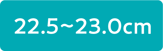 22.5～23.0cm