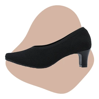 整体ニットパンプス