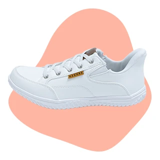 整体スニーカー2 レザー調