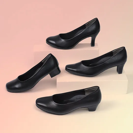 整体パンプス3 4タイプ揃っている画像