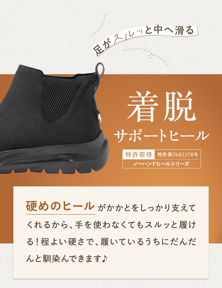 着脱サポートヒール