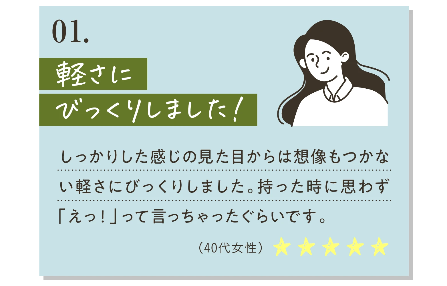 気軽さにびっくりしました