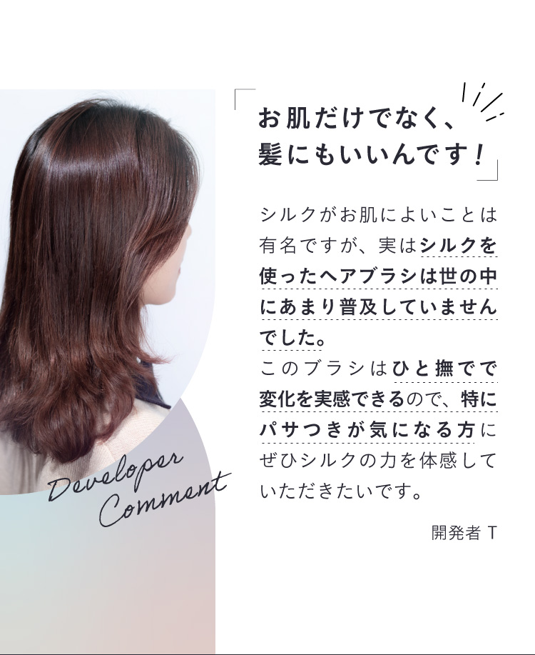 カタログ価格】シルクケアブラシ strainia (ストレーニア) | amepla