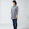 UV&DRYチュニックシャツ(ネイビー) 着用画像 斜め正面