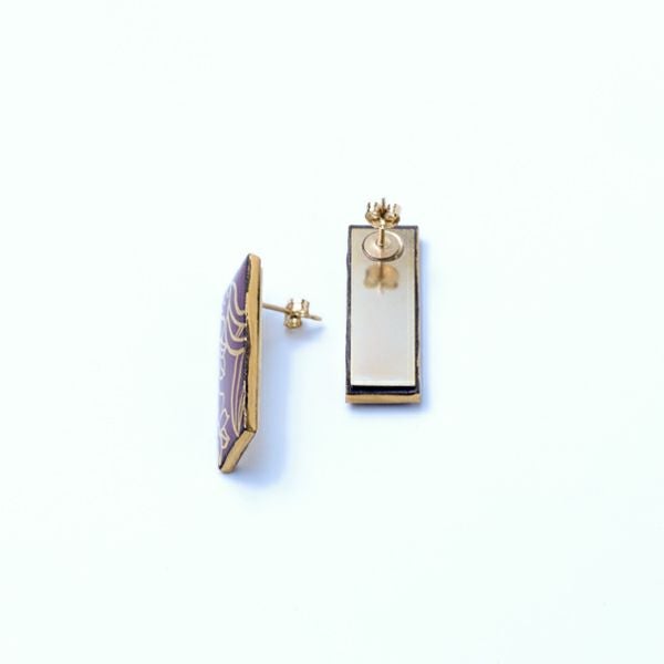 木々（ピアス）裏面