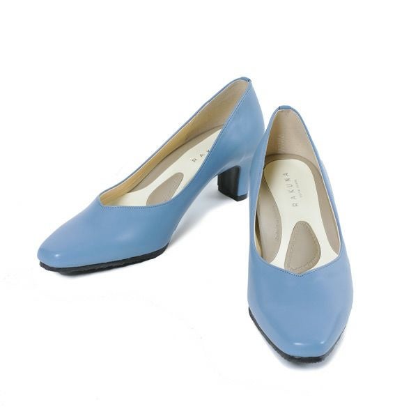 カラー整体パンプス 5cmヒール（ライトブルー）
