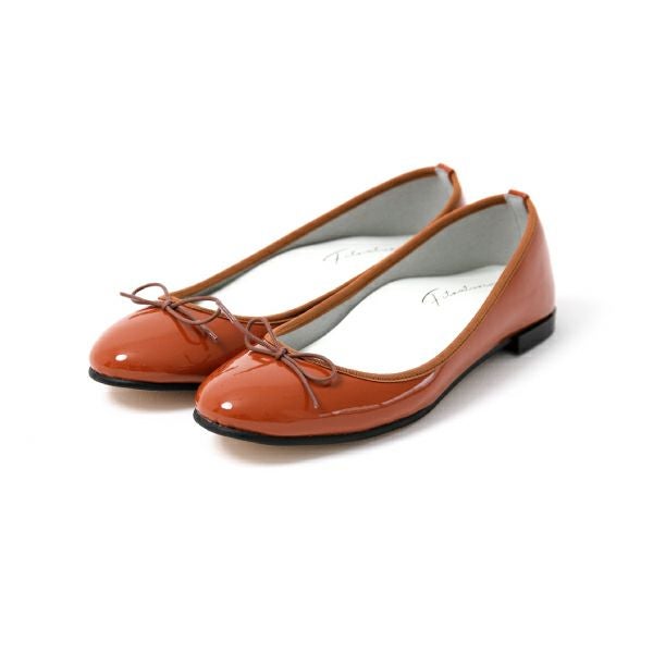 Fit Foot Ballet ラウンドトゥ(オレンジ)
