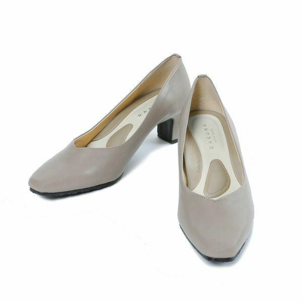 カラー整体パンプス 5cmヒール（グレージュ）