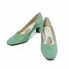 カラー整体パンプス 5cmヒール（グリーン）