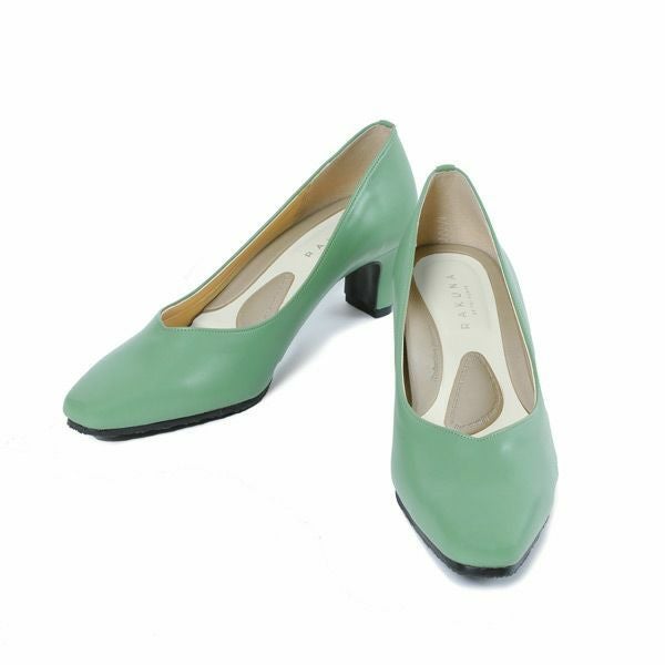 カラー整体パンプス 5cmヒール（グリーン）