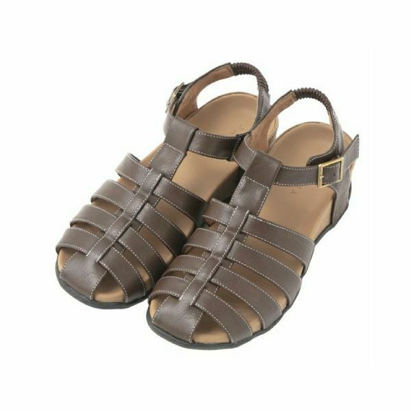 整体サンダル グルカタイプ（ブラウン） 