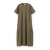  UVブロックギャザーワンピース（カーキ）