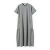 UVブロックギャザーワンピース（グレー）
